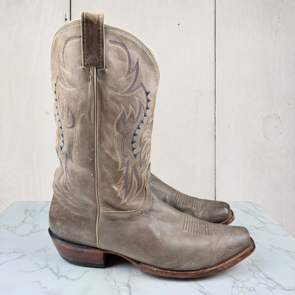 Nocona Men's Legacy Western Cowboy Boots MD2711 Square Toe 13 EE Embroidered